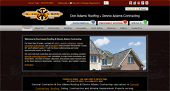 Desktop Screenshot of dennisadamscontracting.com